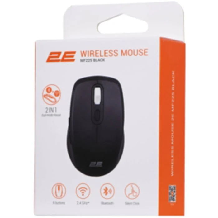 უსადენო მაუსი 2E-MF225WBK - Image 8