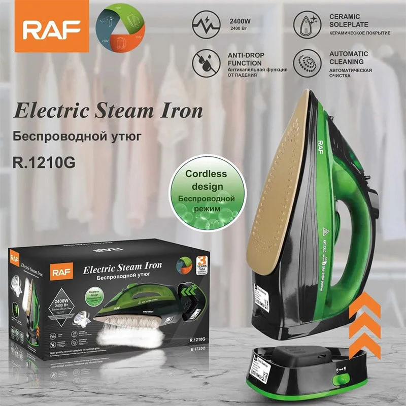 უსადენო ორთქლის უთო 2400W Raf R.1210 - Image 5