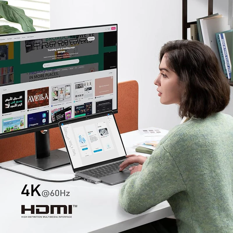 USB-C ჰაბი MacBook-ისთვის 7-2-ში Anker 547 - Image 4
