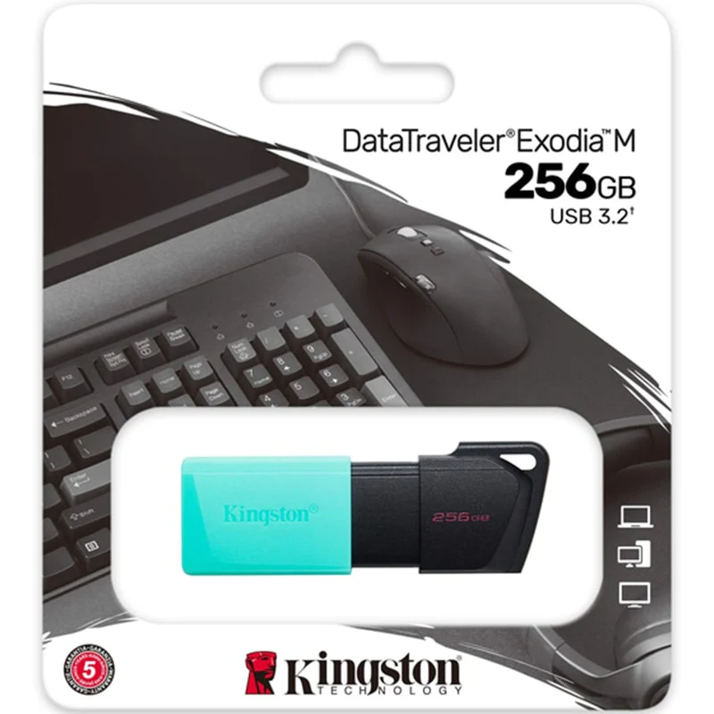 USB ფლეშ მეხსიერება Kingston DTXM 256GB DataTraveler Exodia M USB 3.2 (DTXM/256GB) - Image 3