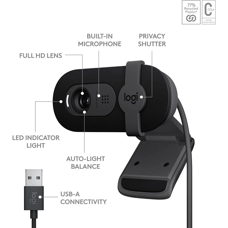 ვებ კამერა Logitech 960-001585 - Image 2