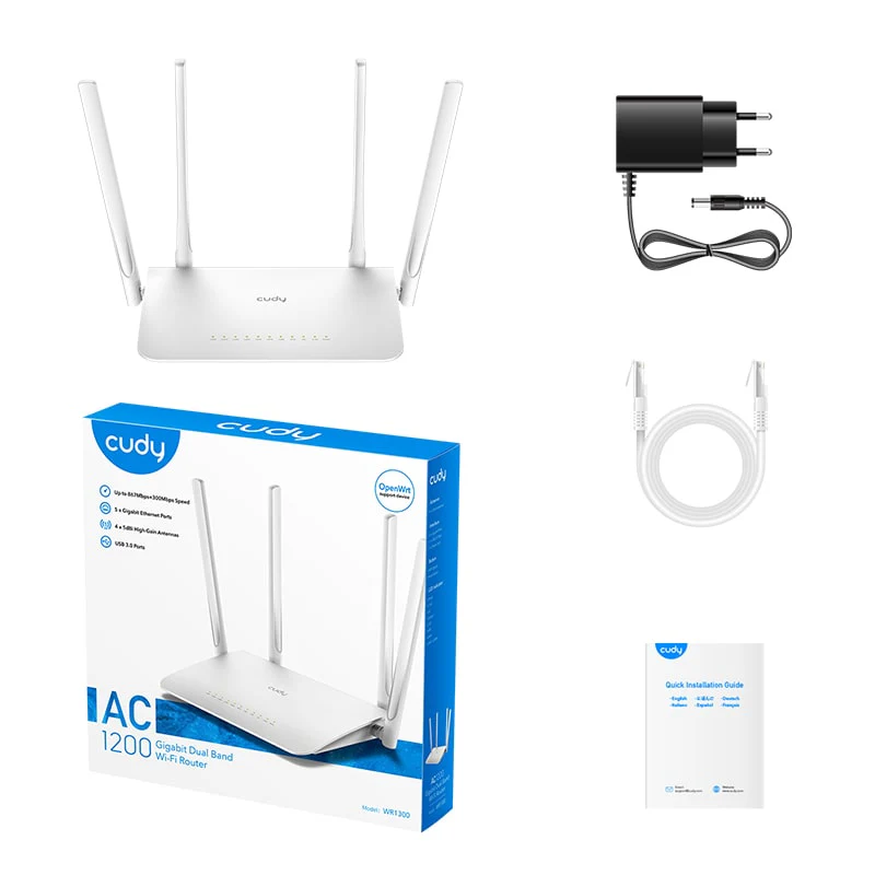 Wi-Fi როუტერი CUDY AC1200 - Image 3
