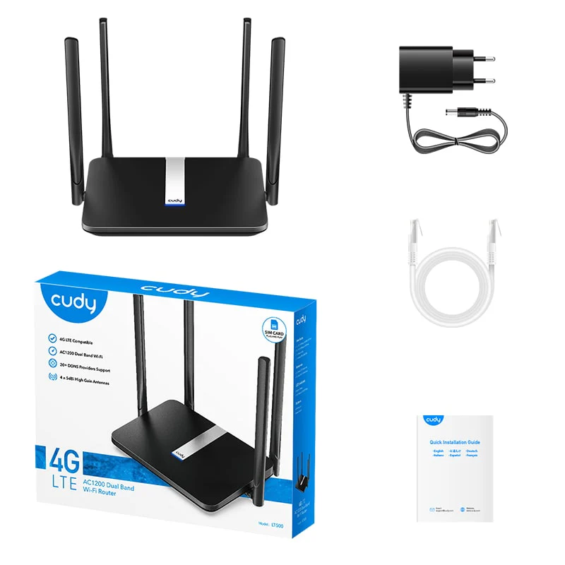 Wi-Fi როუტერი CUDY LT500_EU AC1200 - Image 4