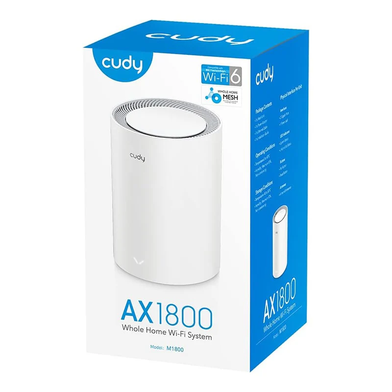 Wi-Fi როუტერი CUDY M1800(1-Pack) - Image 5