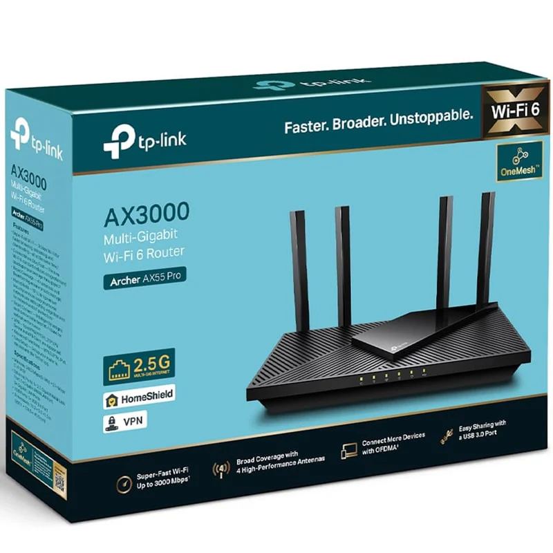 Wi-Fi როუტერი TP-Link Archer AX55 Pro Wi-Fi 6 - Image 7