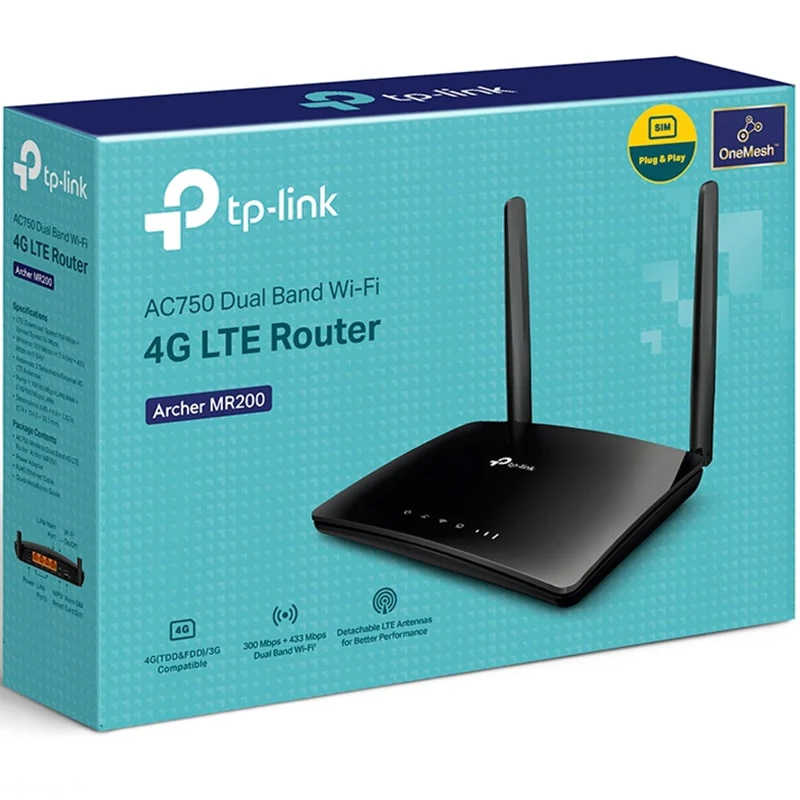 Wi-Fi როუტერი TP-Link Archer MR200 Wireless Dual Band 4G LTE Router - Image 8