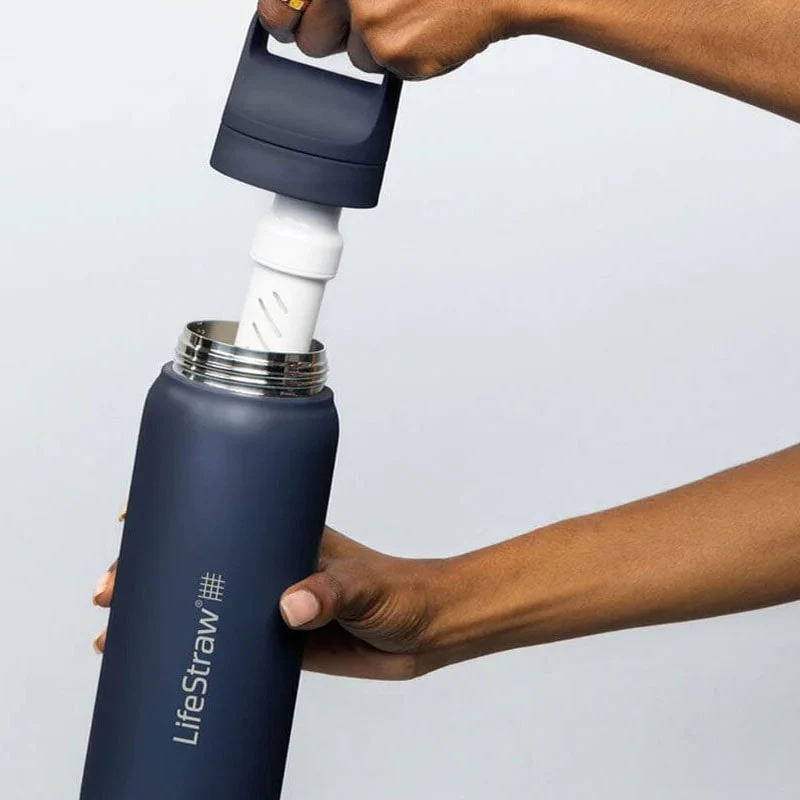 წყლის ბოთლი ფილტრით 1 ლ LifeStraw Go Series SS Bottle - Image 5