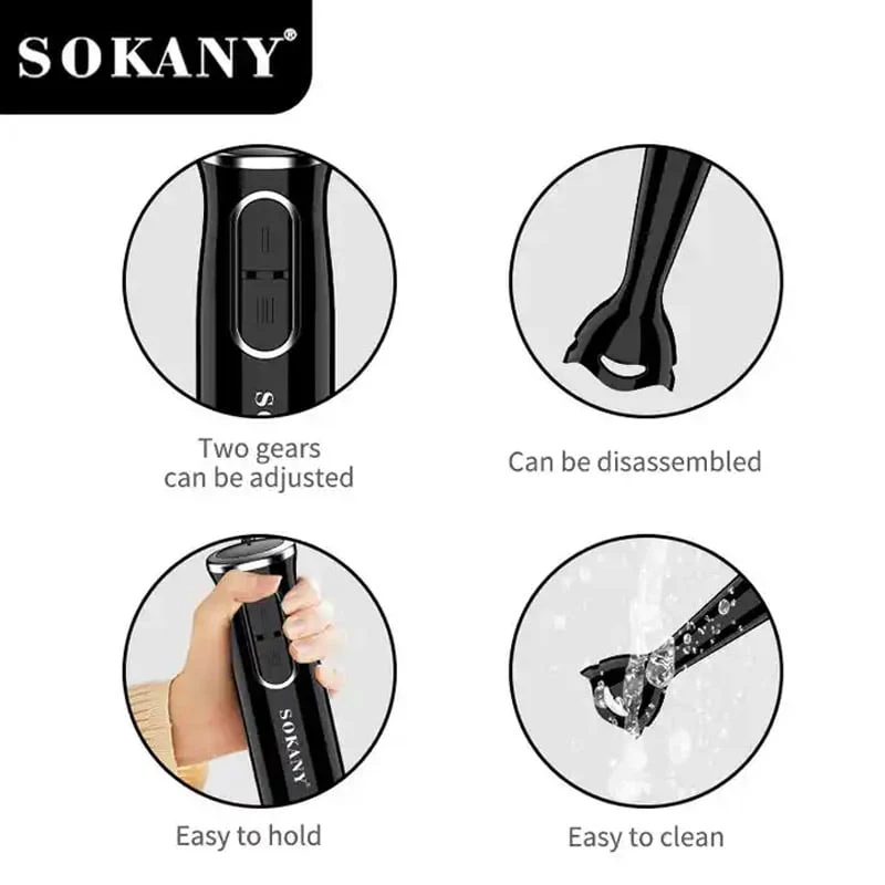ხელის ბლენდერი ჭიქით Sokany SK-1724 - Image 4