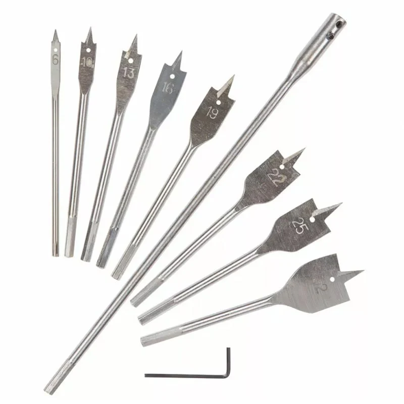 ხის საბურღი ბიტების 10 ცალიანი ნაკრები OEM JK4900 - Image 2