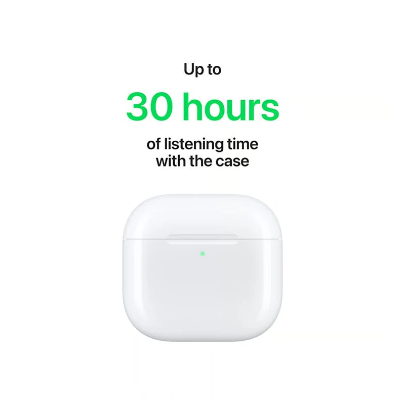 ყურსასმენი Apple AirPods 4 with Wireless Charging Case MXP93 - Image 4