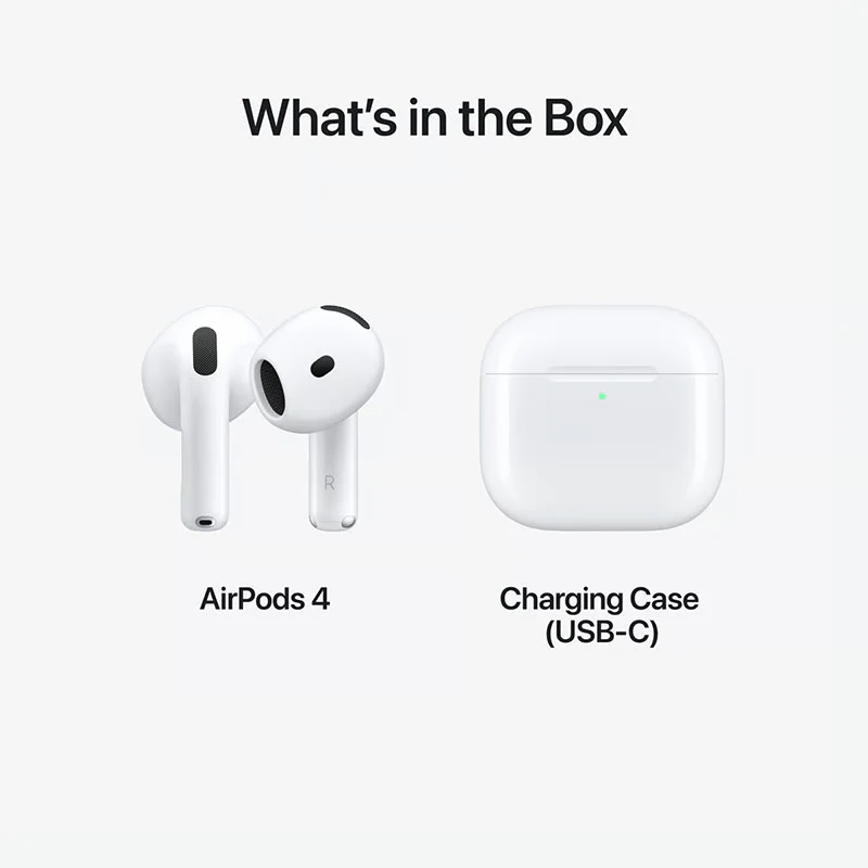 ყურსასმენი Apple AirPods 4 with Wireless Charging Case MXP93 - Image 5