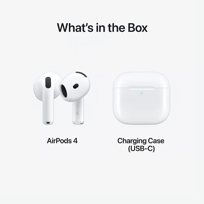 ყურსასმენი Apple AirPods 4 with Wireless Charging Case MXP93 - Image 6