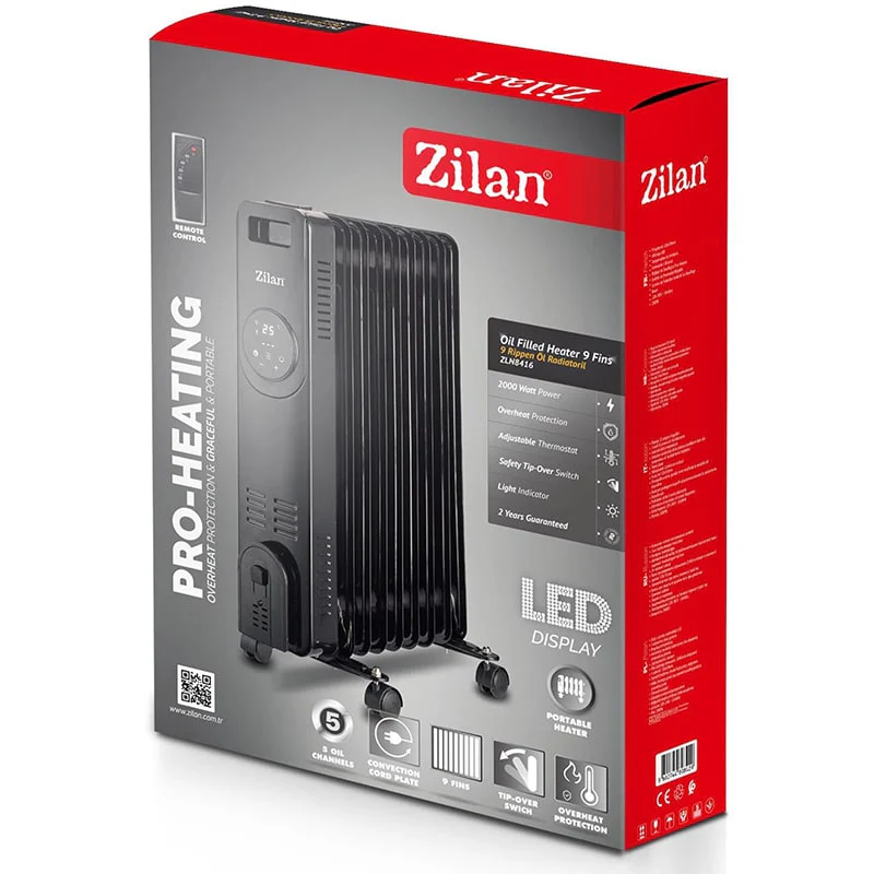 ზეთის გამათბობელი Zilan ZLN8416 - Image 4
